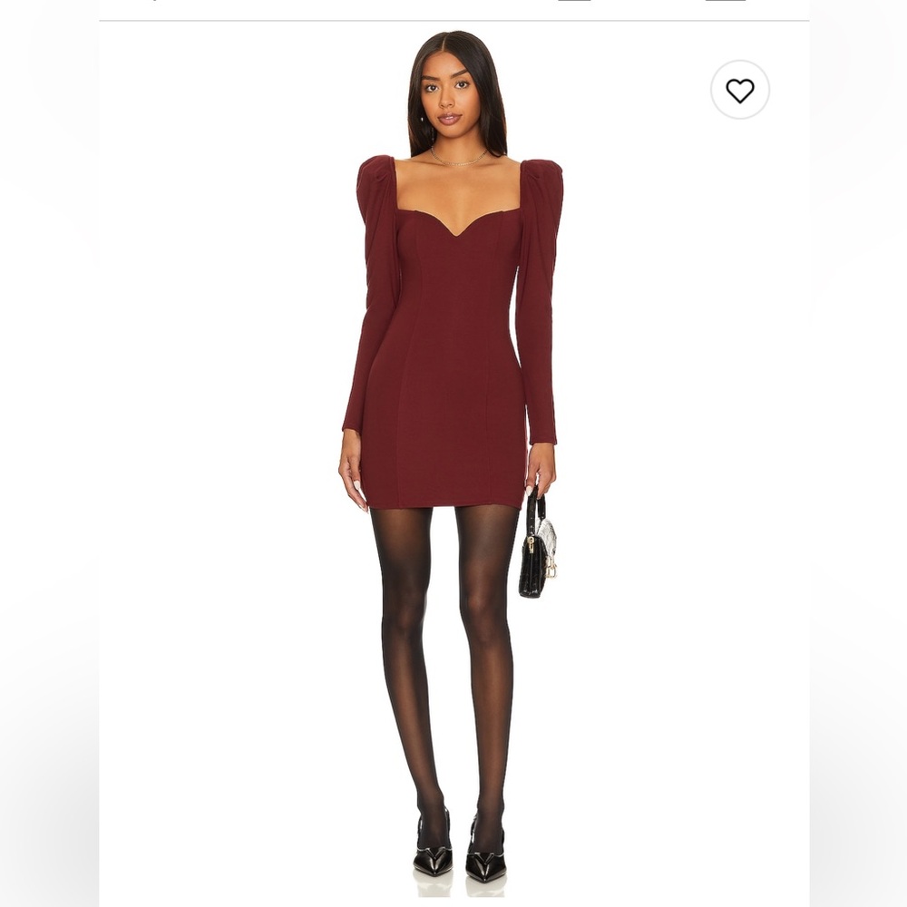 Fleur Mini Dress-Sweatheart neckline